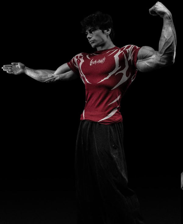 Apex V1 Red White Compression Shirt
